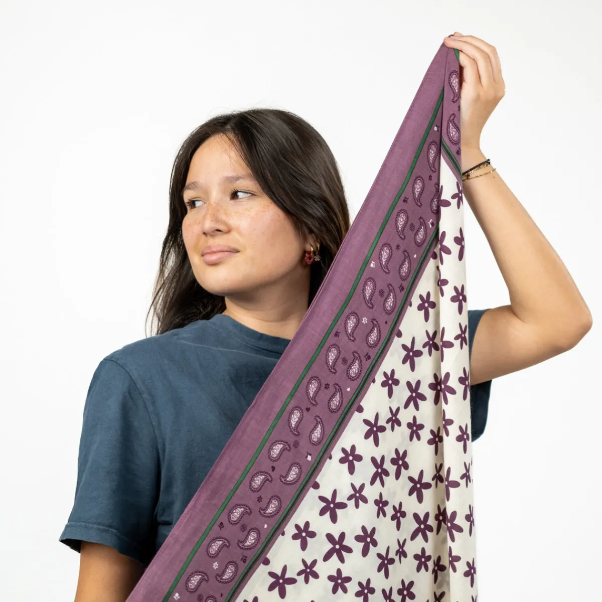 foulard__coton_biologique_servane_3.webp BILLYBELT Foulard 100% coton biologique>Femme Pour Femme