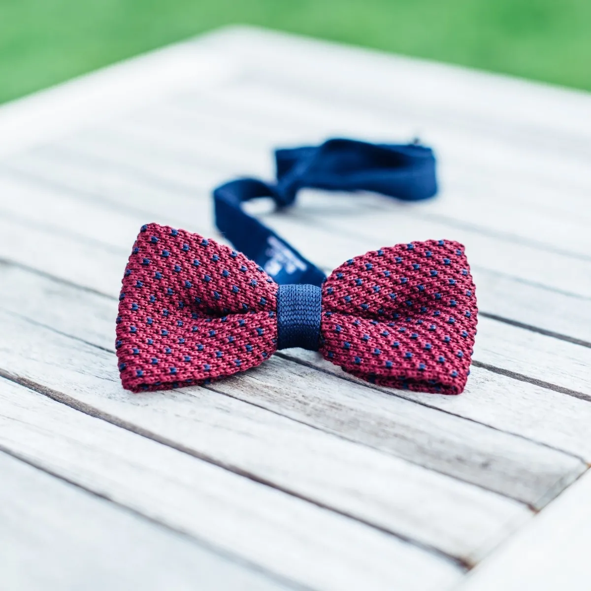 noeud_papillon_tricot_bordeaux_et_bleu_4.webp BILLYBELT Noeud papillon tricot> Noeuds Papillons Et Cravates