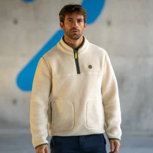 BILLYBELT Pull sherpa col zippé>Homme Vestes Et Pulls En Sherpa Homme