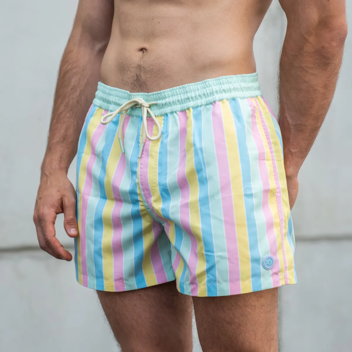 short_de_bain_en__polyester_recycl_color_mania_2.webp BILLYBELT Short de bain en 100% polyester recyclé Color mania> Shorts De Bain
