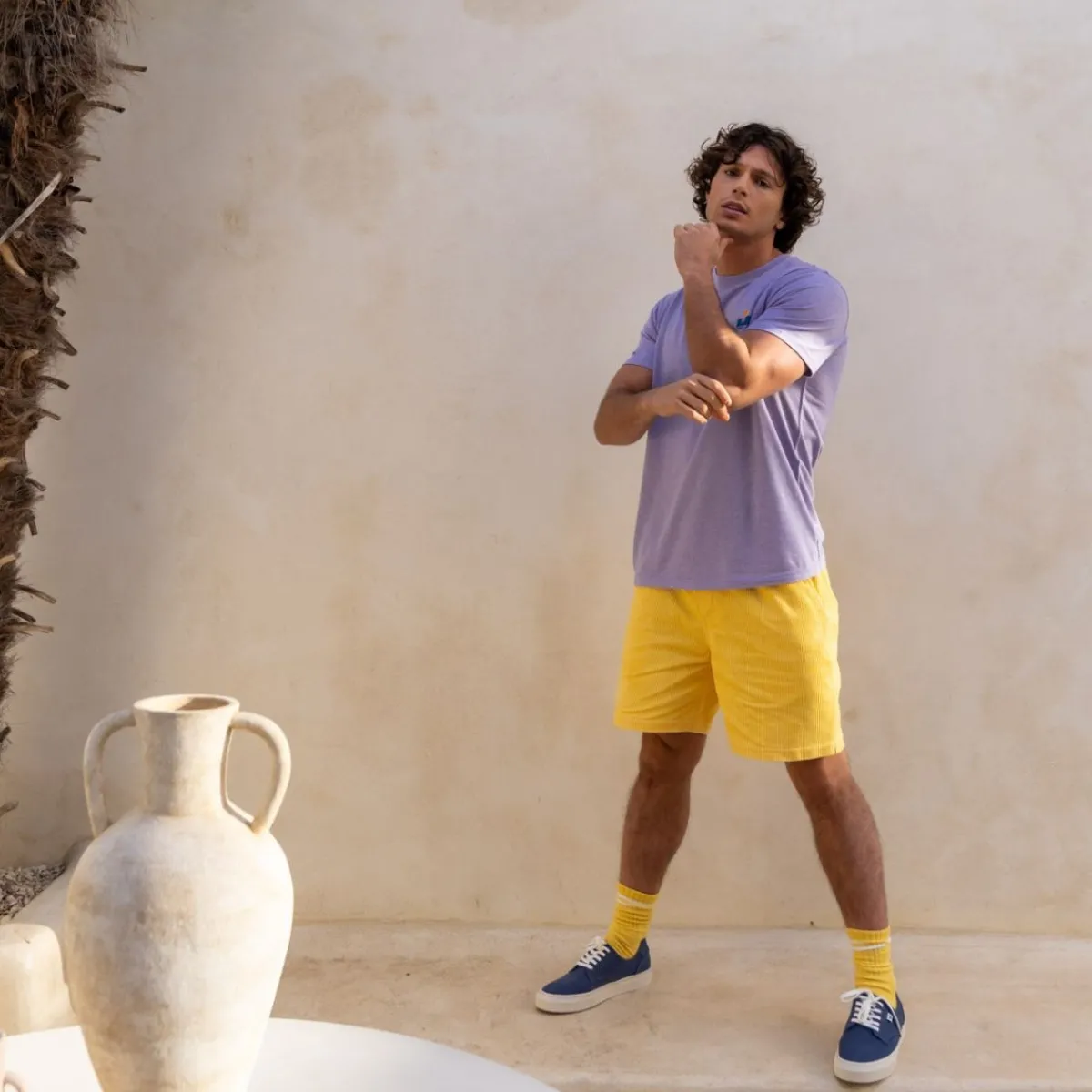 short_en_velours_beach_horizon__jaune_5.webp BILLYBELT Short en velours Beach horizon -> Shorts