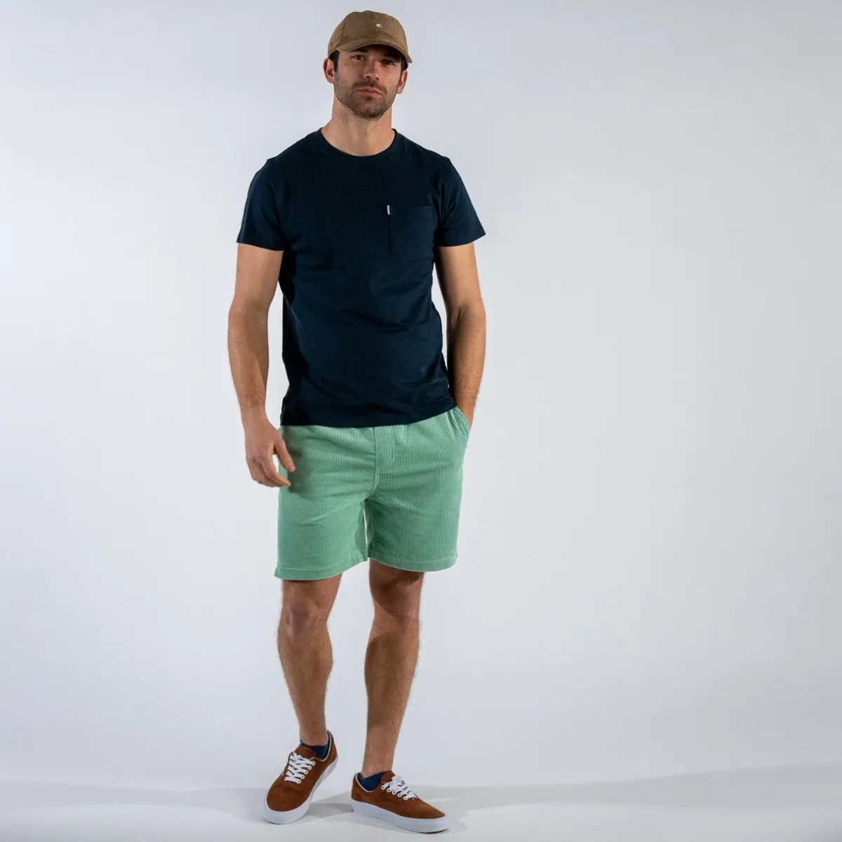 short_en_velours_beach_horizon__vert_2.webp BILLYBELT Short en velours Beach horizon -> Shorts