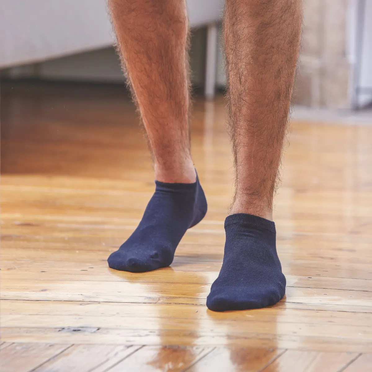socquettes_en_coton_peign_unies__bleu_fonc_0.webp BILLYBELT Socquettes en coton peigné Unies ->Homme Chaussettes Basses