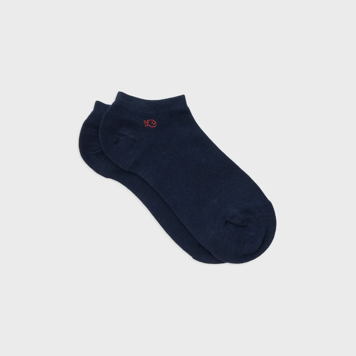 socquettes_en_coton_peign_unies__bleu_fonc_1.webp BILLYBELT Socquettes en coton peigné Unies ->Homme Chaussettes Basses