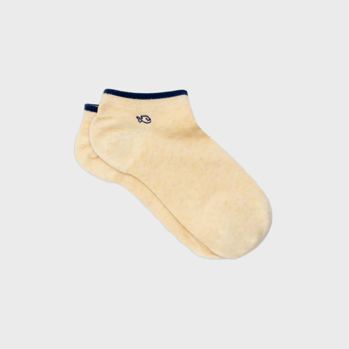 socquettes_en_coton_peign_unies__jaune_clair_chin_1.webp BILLYBELT Socquettes en coton peigné Unies - chiné>Homme Chaussettes Basses