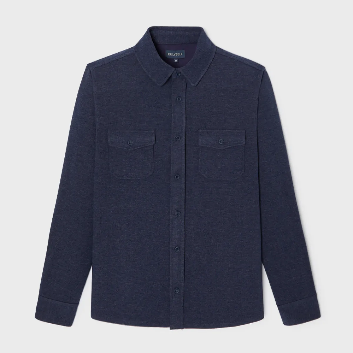 surchemise_en_polyester_recycl_bleu_1.webp BILLYBELT Surchemise en polyester recyclé Bleu> Chemises Et Surchemises