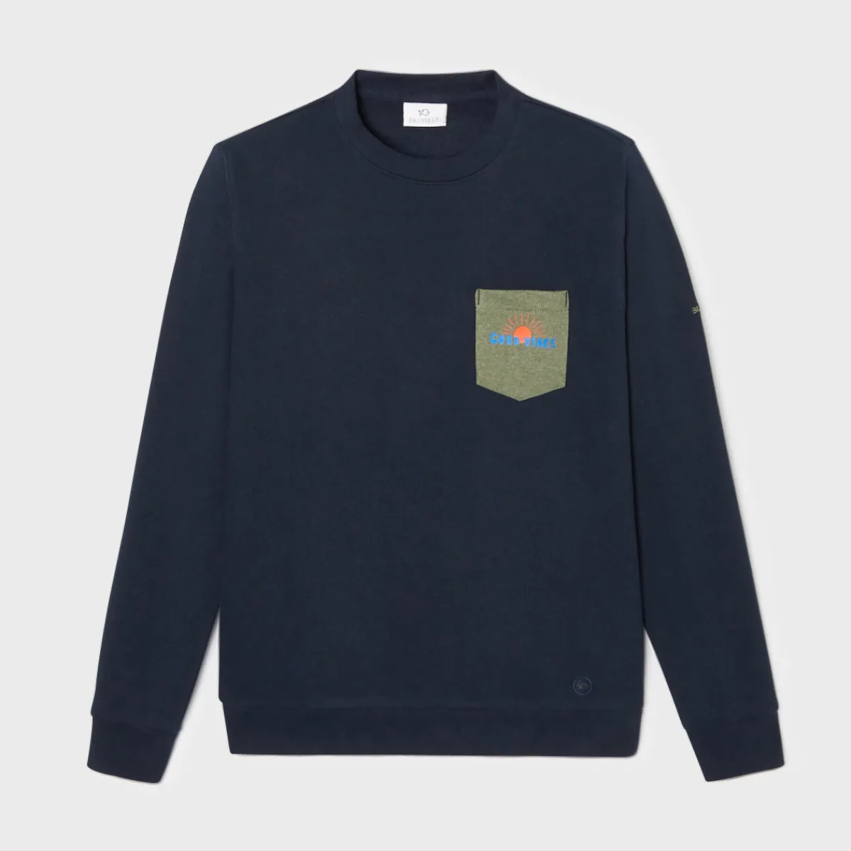 sweatshirt_bleu_imprim_mariisor_x_billybelt_1.webp BILLYBELT Sweatshirt bleu imprimé MARIISORÉ x> Sweatshirts