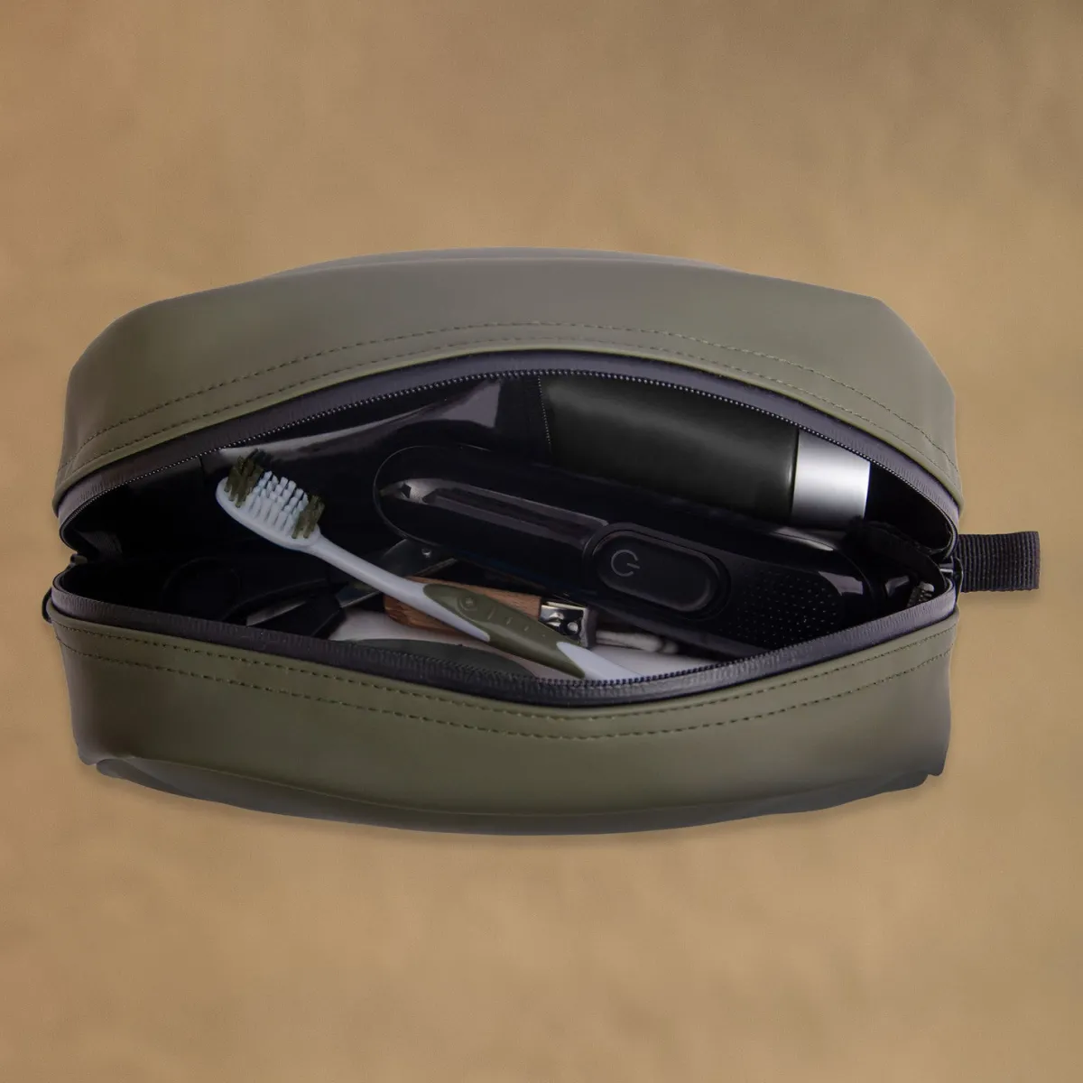 trousse_de_toilette_kaki_3.webp BILLYBELT Trousse de toilette> Trousses De Toilette