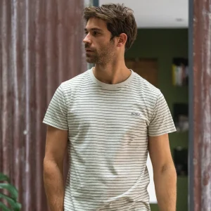 BILLYBELT T-shirt en 100% coton biologique Authentique - et beige> T-Shirts