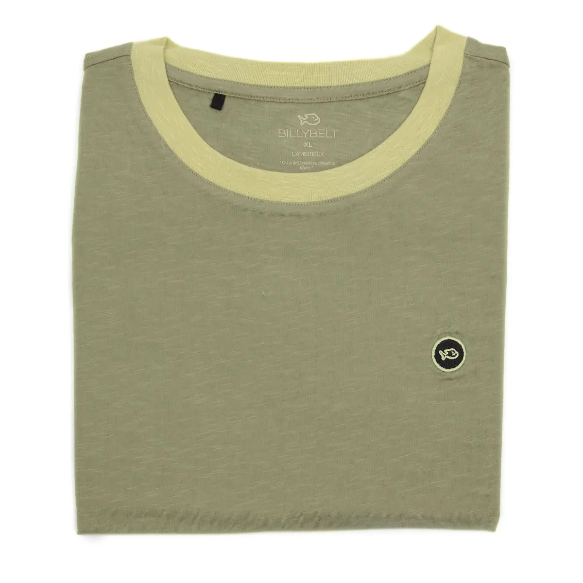 tshirt_en_coton_biologique_flamm__kaki_2.webp BILLYBELT T-shirt en coton biologique flammé -> T-Shirts