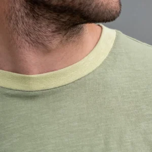 BILLYBELT T-shirt en coton biologique flammé -> T-Shirts