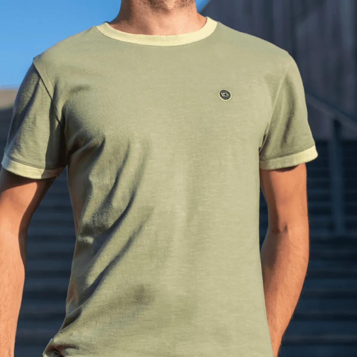 tshirt_en_coton_biologique_flamm__kaki_5.webp BILLYBELT T-shirt en coton biologique flammé -> T-Shirts
