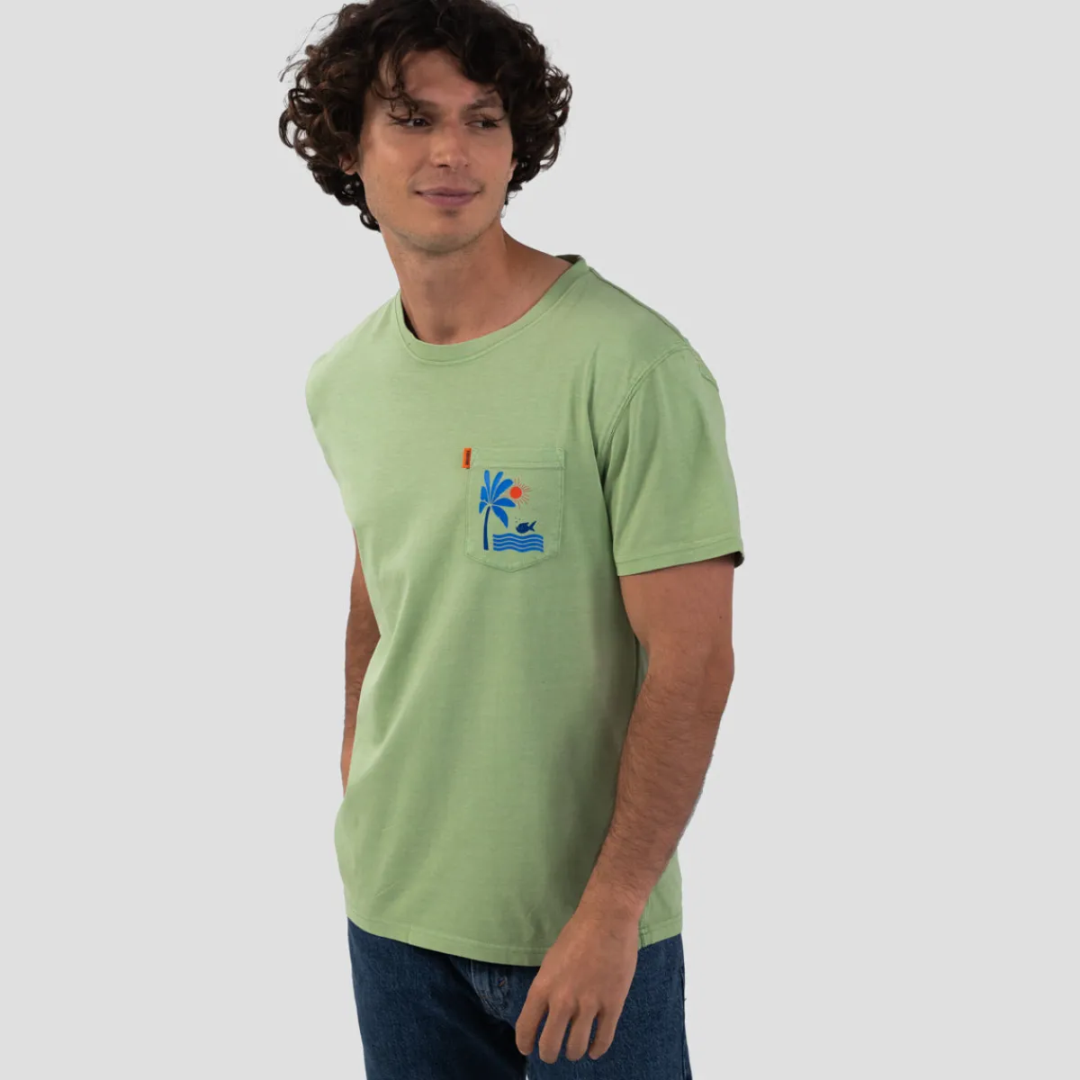 tshirt_vert_imprim_mariisor_x_billybelt_0.webp BILLYBELT T-shirt vert imprimé MARIISORÉ x> T-Shirts