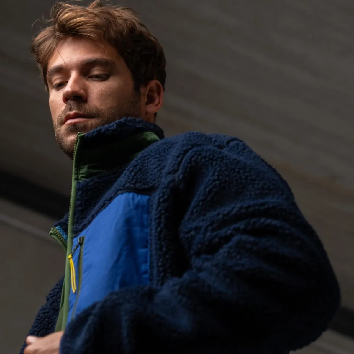 veste_sherpa_mixte_zippe_bleu_marine_0.webp BILLYBELT Veste sherpa mixte zippée>Homme Vestes Et Pulls En Sherpa Homme